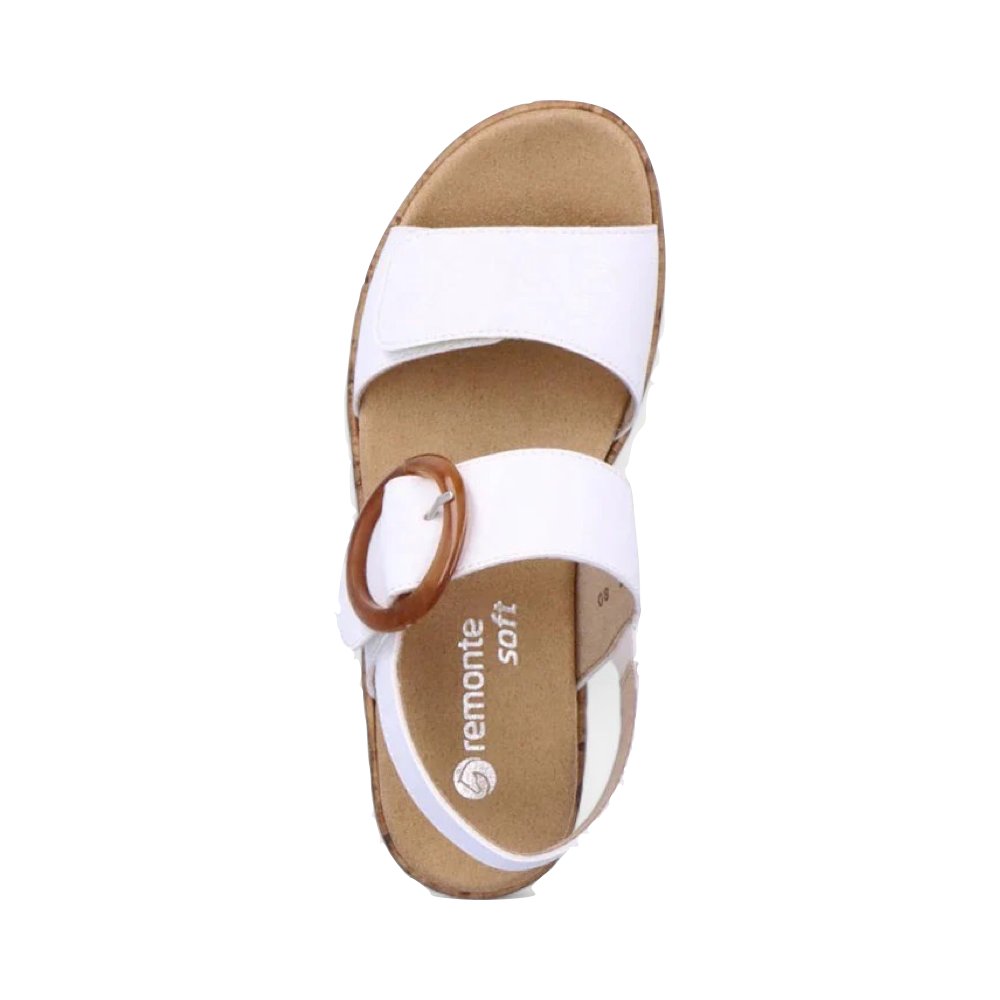 Top-down view of Remonte Jocelyn 53 Buckle Sandal for women.