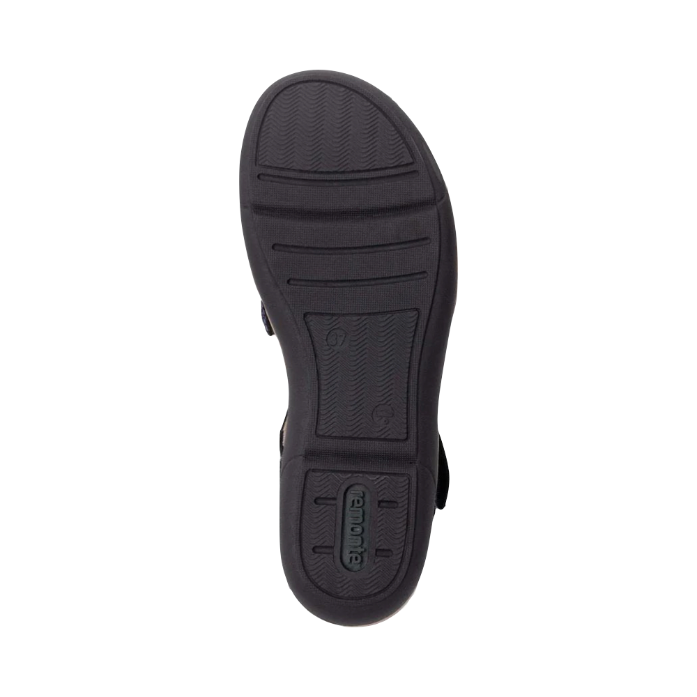 Bottom view of Remonte Jocelyn 60 Sandal for women.