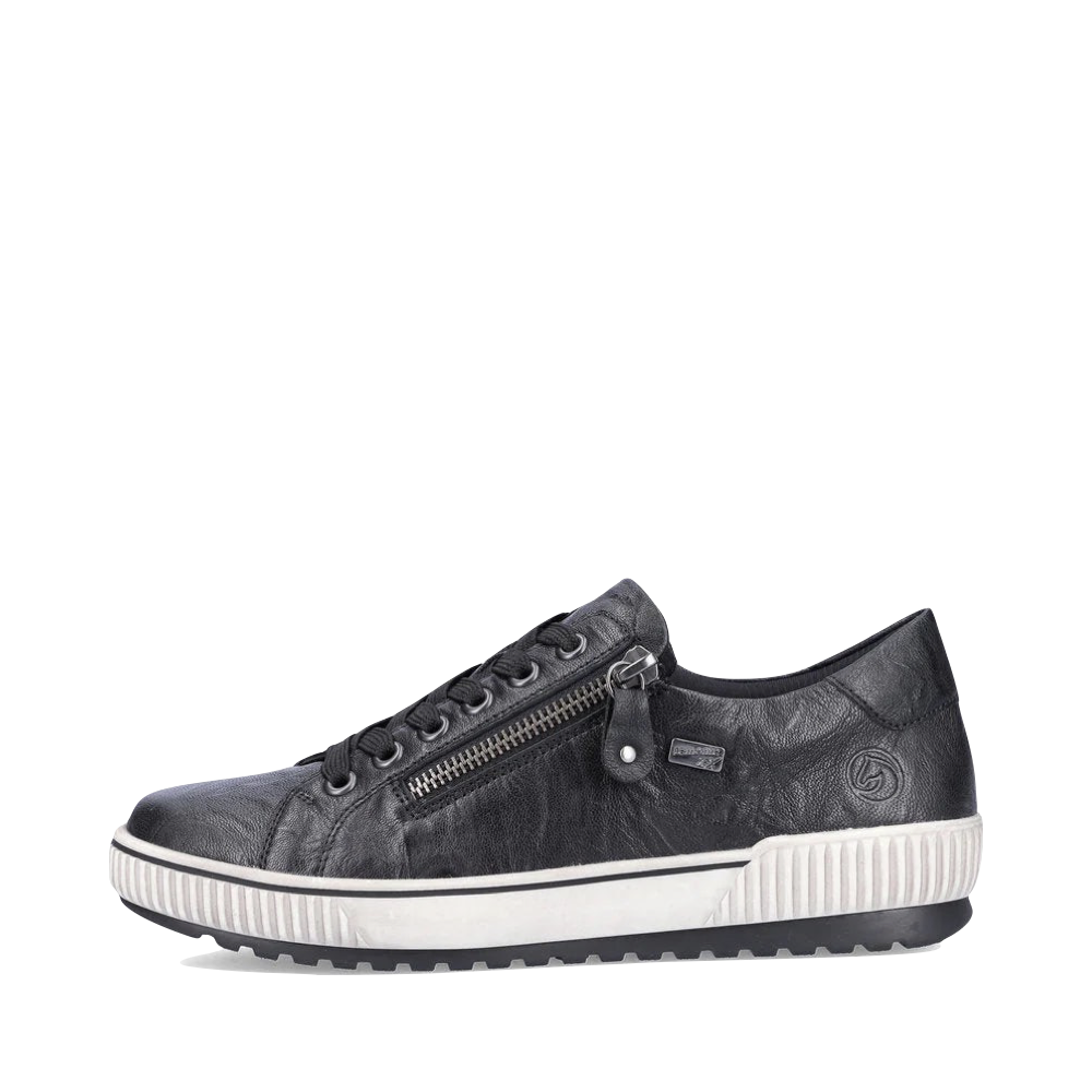 Side (left) view of Remonte Maditta 00 Waterproof Sneaker for women.