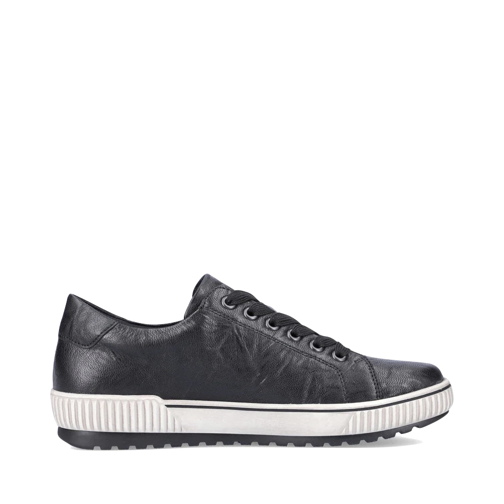 Side (right) view of Remonte Maditta 00 Waterproof Sneaker for women.