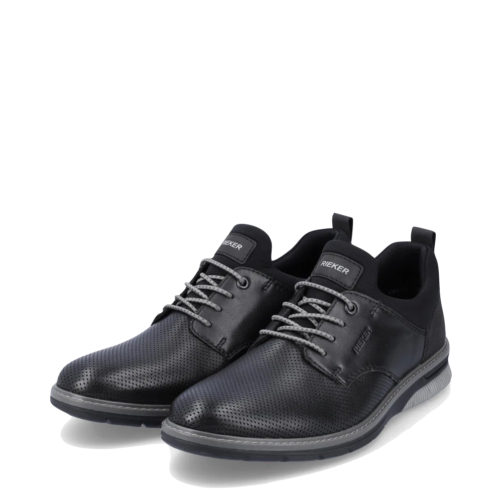 Mudguard and Toe view of Rieker Dustin 54 Bungee Dress Shoe for men.