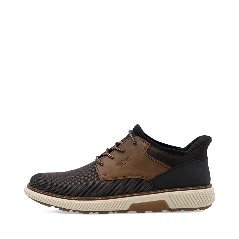 Side (left) view of Rieker Stan 57 Shoe for men.