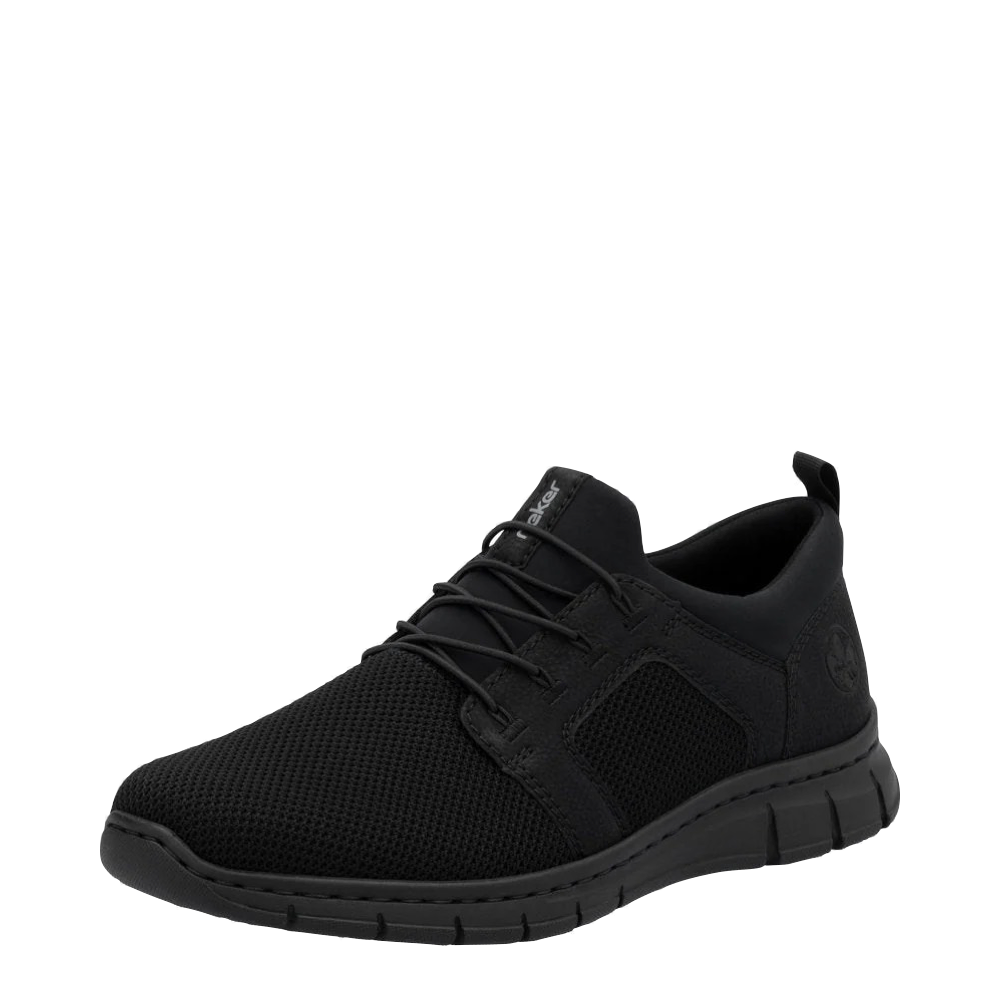 Mudguard and Toe view of Rieker Timo 96 Bungee Lace Slip On Sneaker for men.