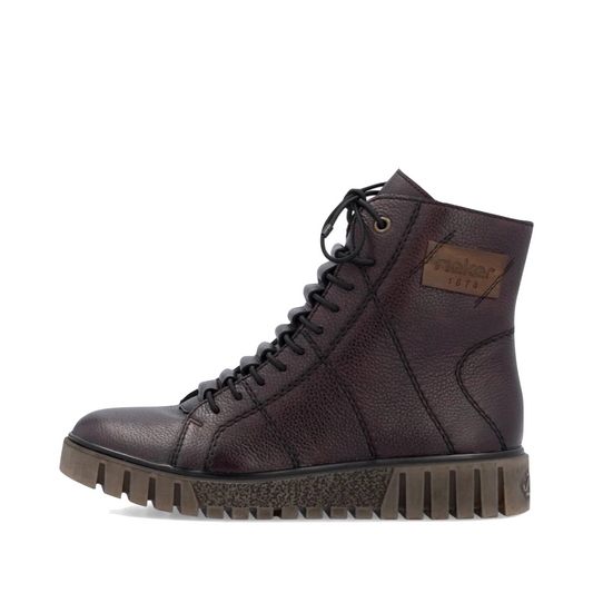 Side (left) view of Rieker Fenja 2 Lace Boot for women.