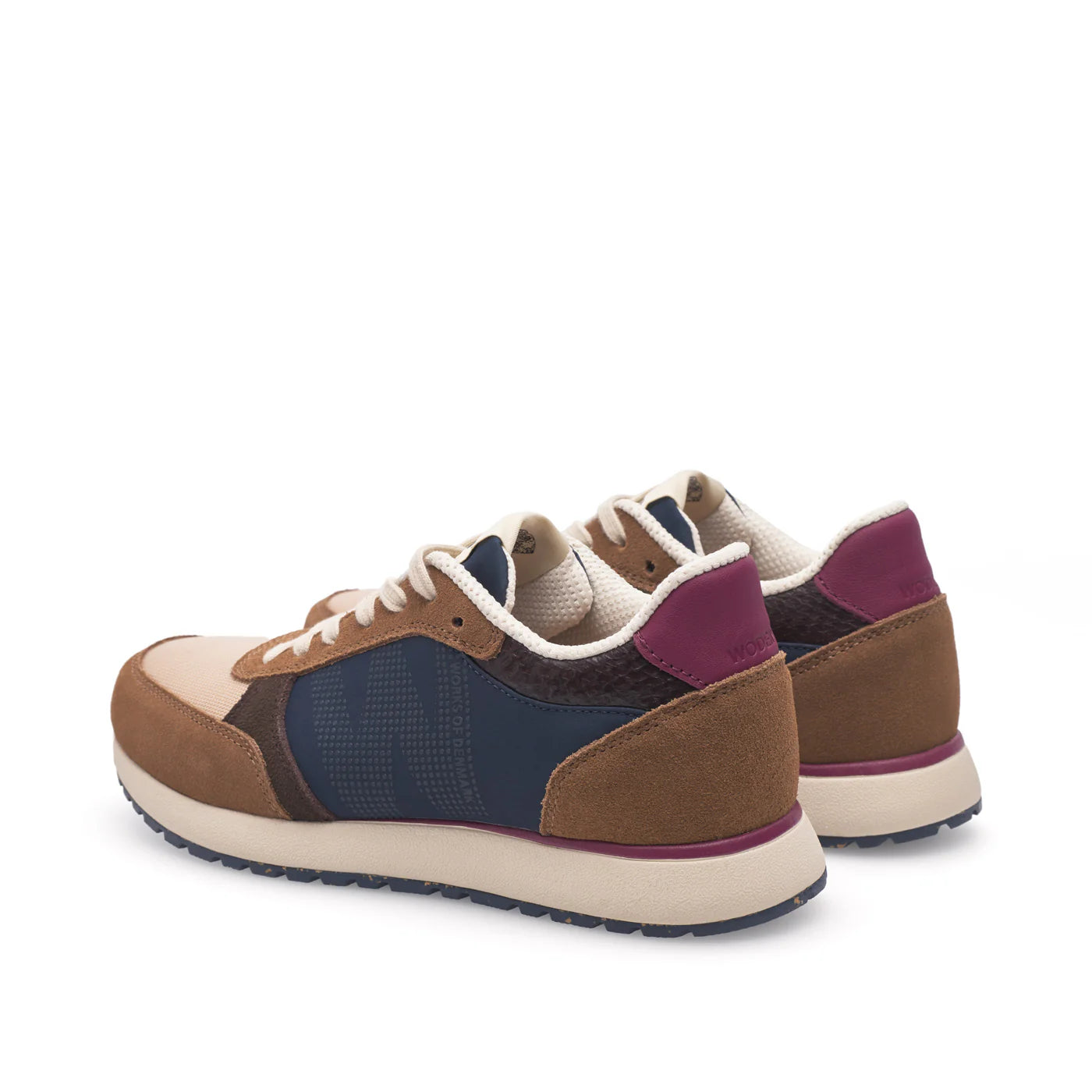 Woden Women's Ronja Sneaker in Caramel Multi