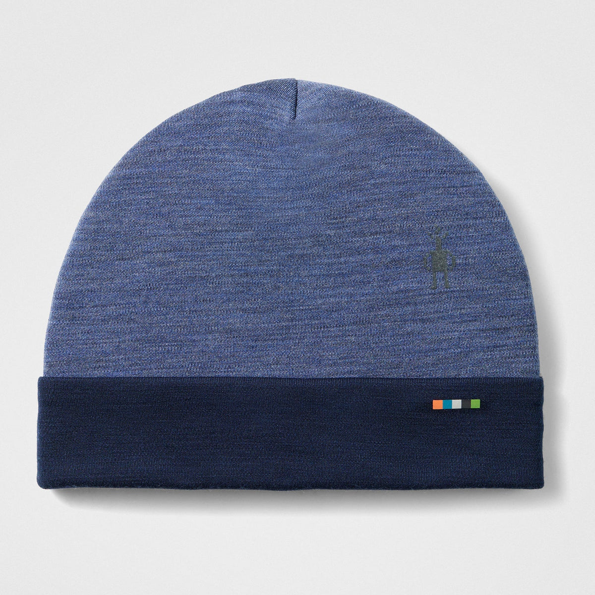 Smartwool Thermal Merino Reversible Cuffed Beanie in Nightfall Blue-Deep Navy