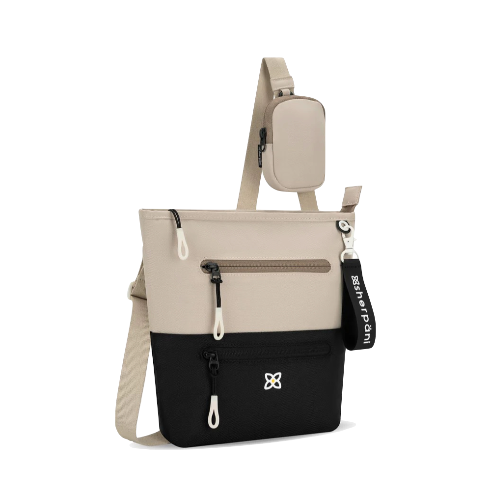 Front view of Sherpani Sadie Crossbody Bag.