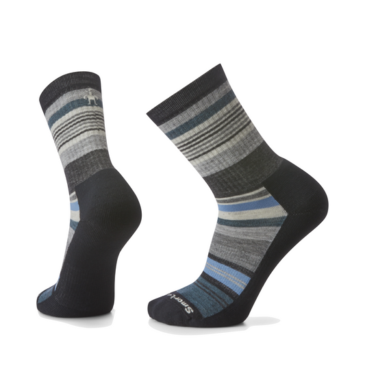 Side (left) and bottom view of Smartwool Everyday Joviansphere Crew Socks for women.