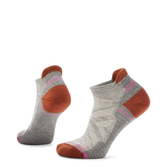 Side and bottom view of Smartwool Hike Low Ankle Socks for women.