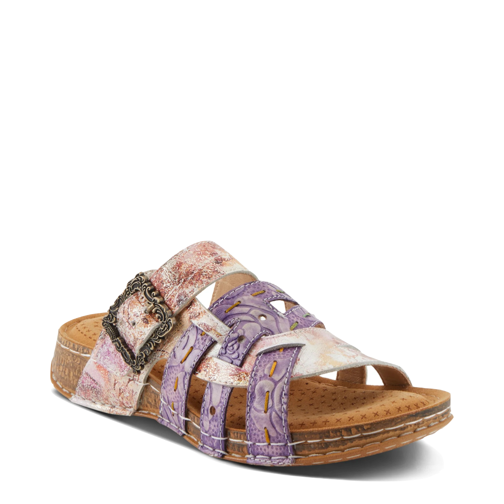 Toe view of Spring Step Calamityjay Slide Sandal for women.