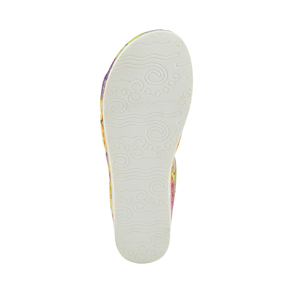 Bottom view of Spring Step Calista Sandal for women.