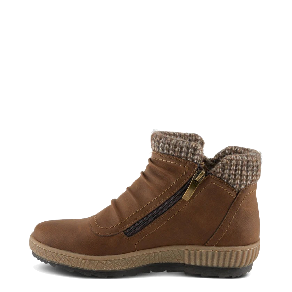 Side (left) view of Spring Step Cleora Side Zip Waterproof Boot for women.