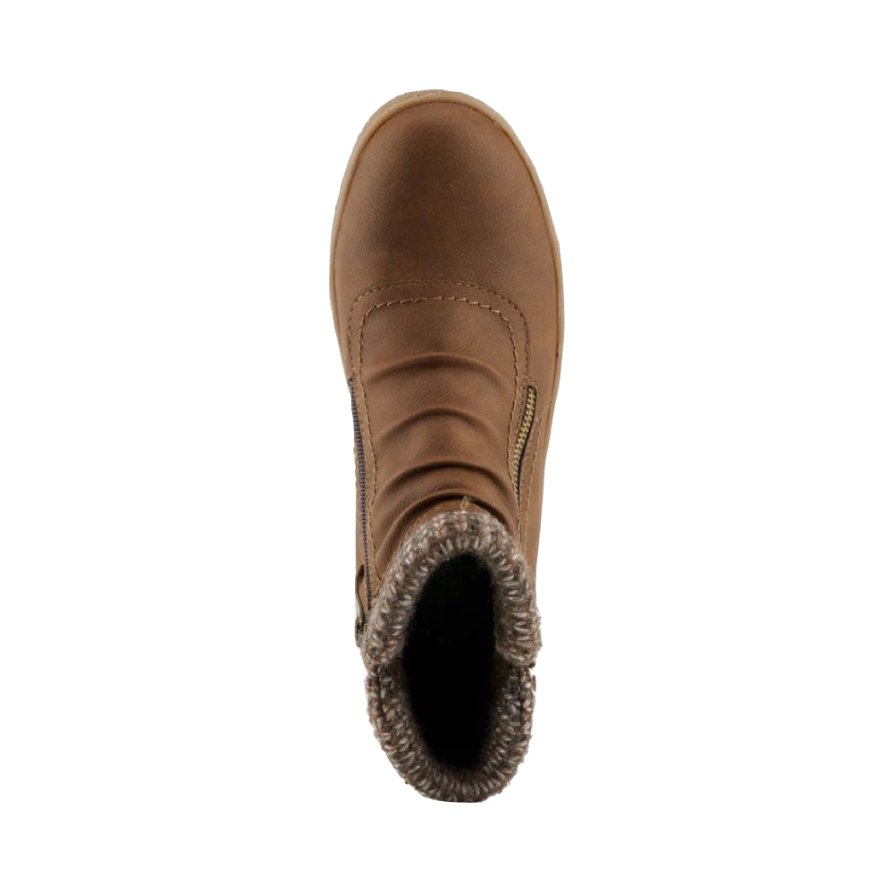 Top-down view of Spring Step Cleora Side Zip Waterproof Boot for women.