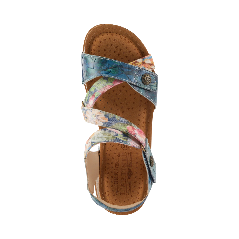 Top-down view of Spring Step Collette Sandal for women.