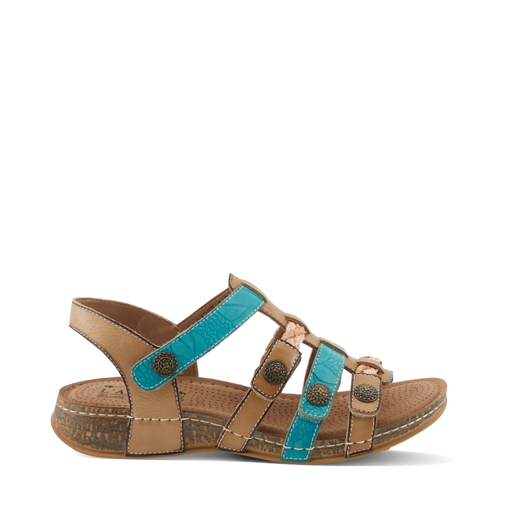 Side (right) view of Spring Step Delila Sandal for women.