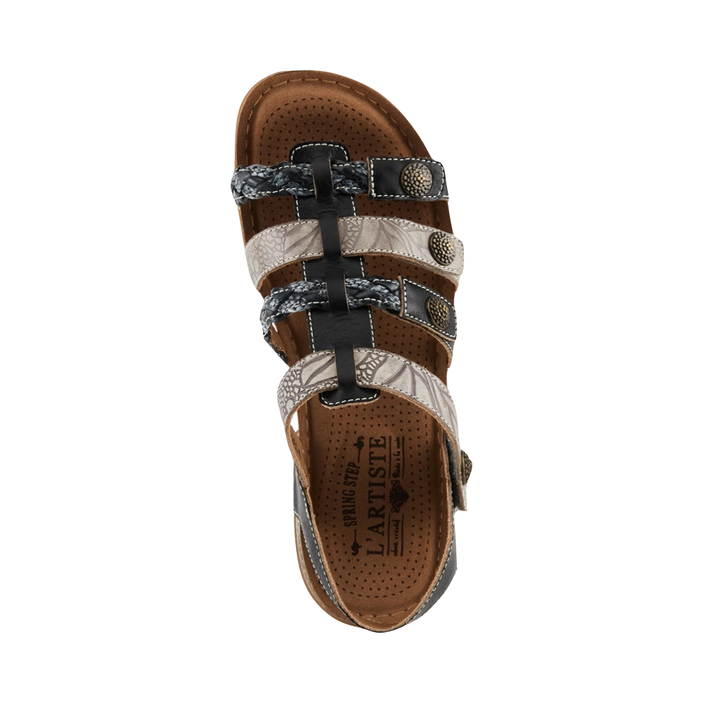 Top-down view of Spring Step Delila Sandal for women.