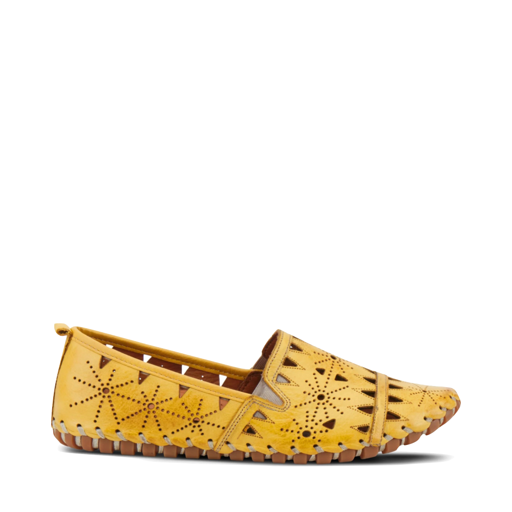 Side (right) view of Spring Step Fusaro Perfed Loafer for women.