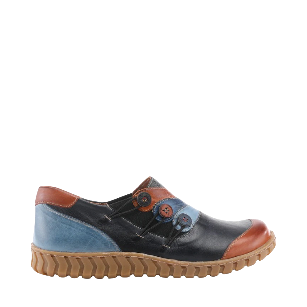 Side (right) view of Spring Step Neeta Slip On Shoe for women.