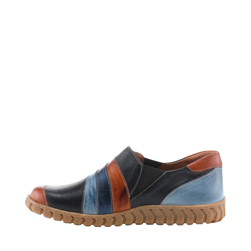 Side (left) view of Spring Step Neeta Slip On Shoe for women.