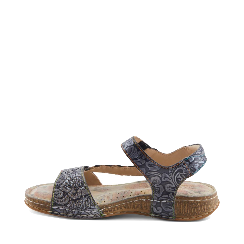Side (left) view of Spring Step Popular Sandal for women.