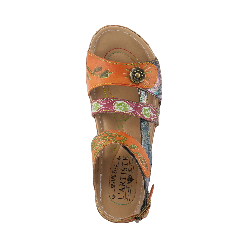 Top-down view of Spring Step Sumacah Sandal for women.
