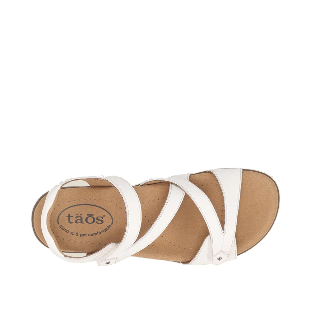 Top-down view of Taos Big Time Sandal for women.