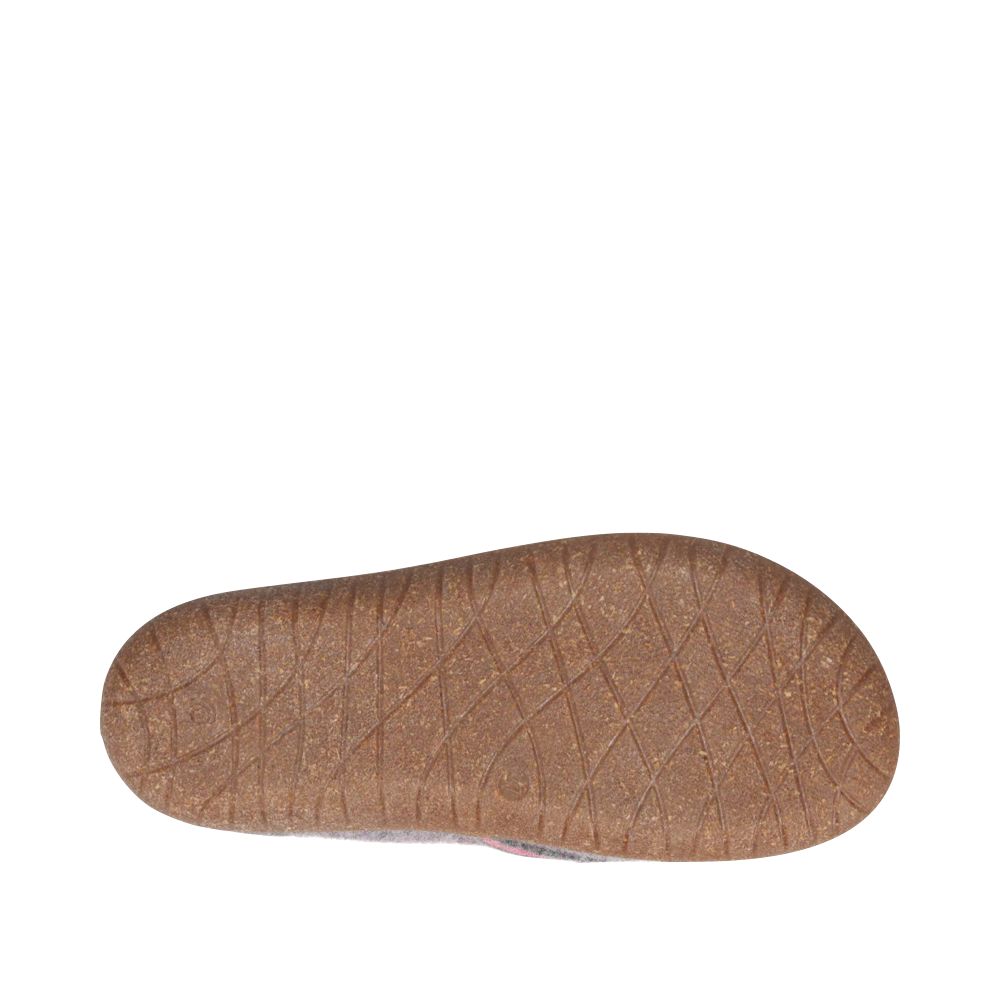 Bottom view view of Taos Convertawool Slip On for women.