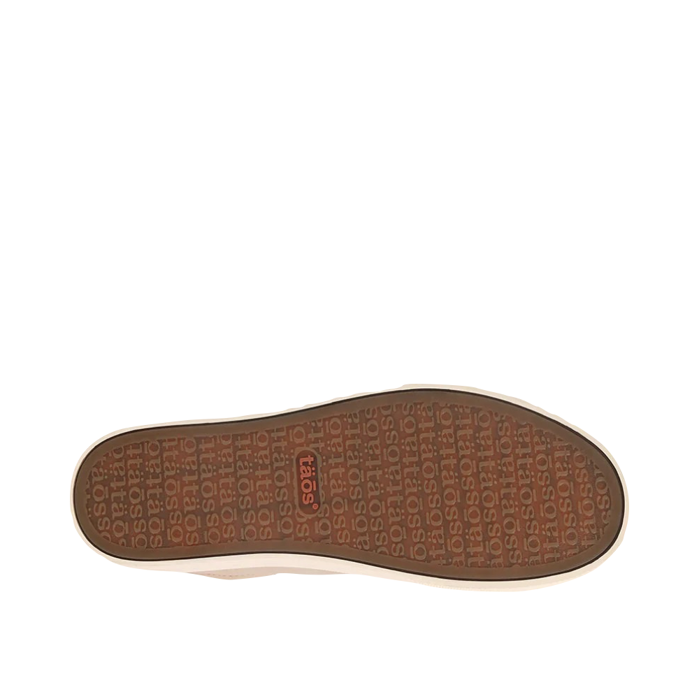 Bottom view of Taos Plim Soul Lux Leather Sneaker for women.