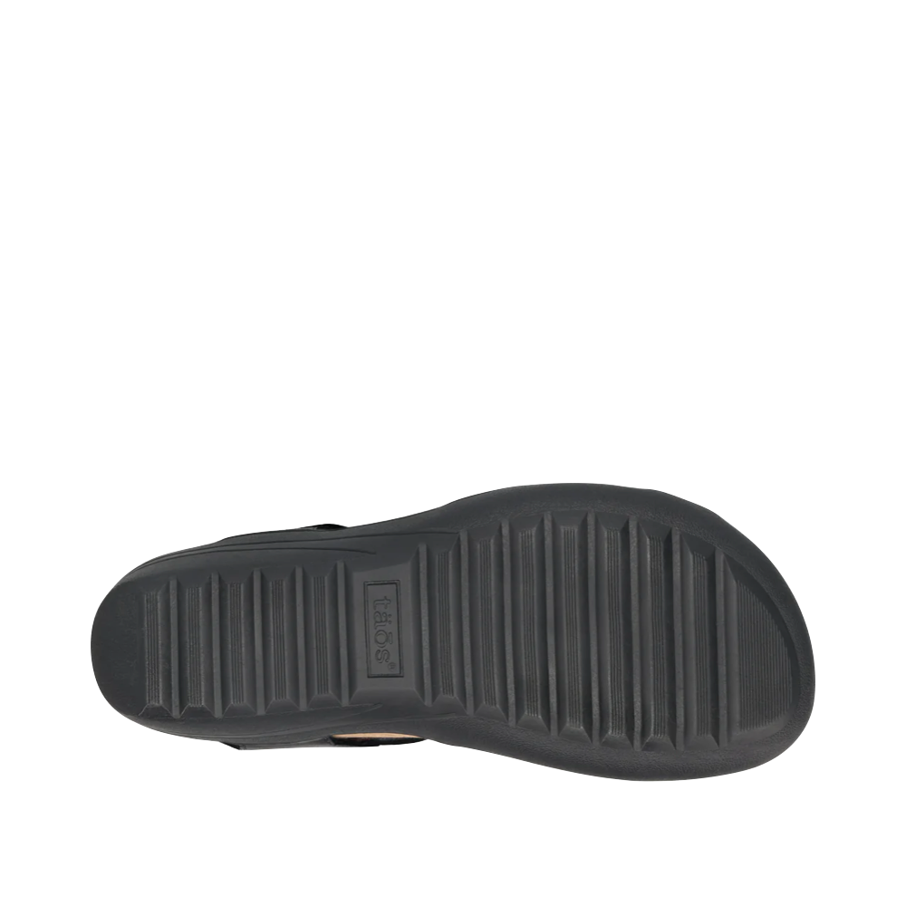 Bottom view of Taos SereneLeather Sandal for women.