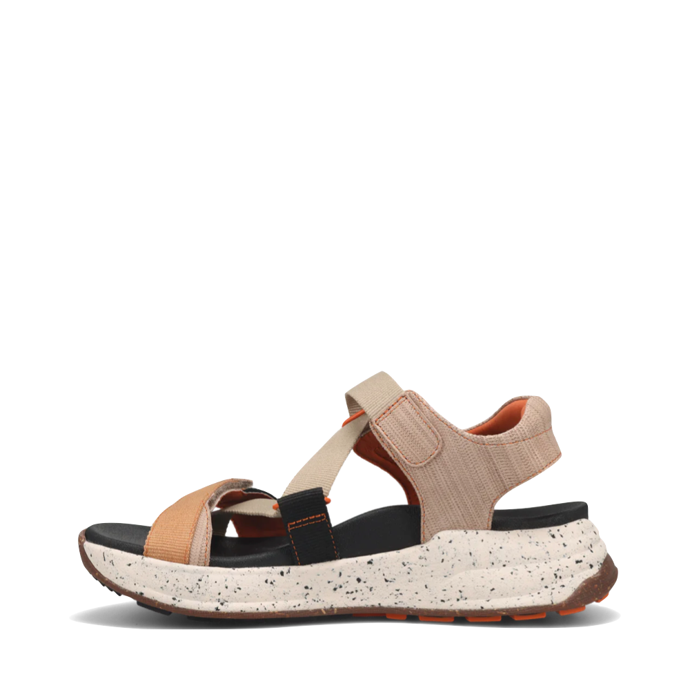 Side (left) view of Taos Super Z Sandal for women.