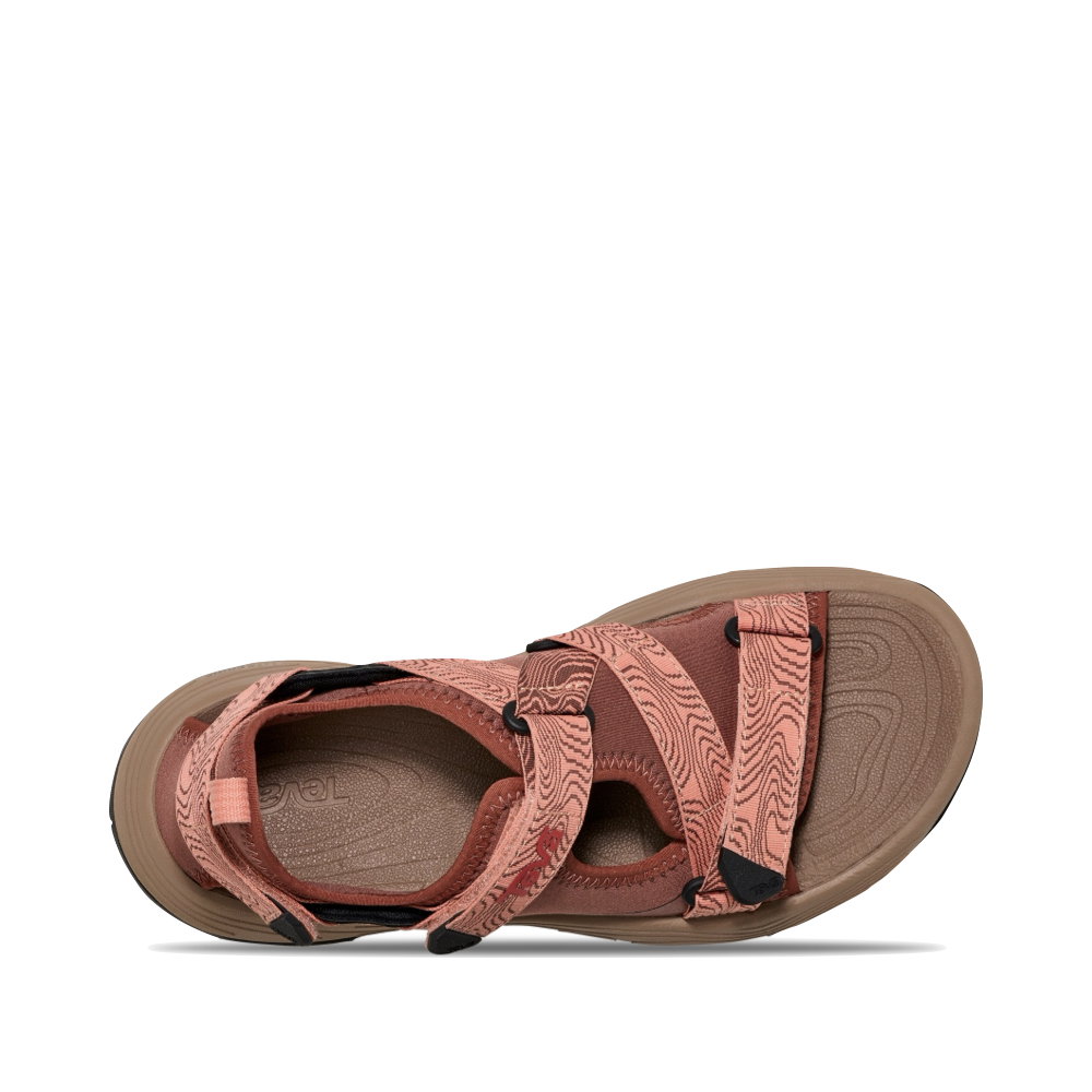 Top-down view of Teva Grandview Max Hiking Sandal for women.