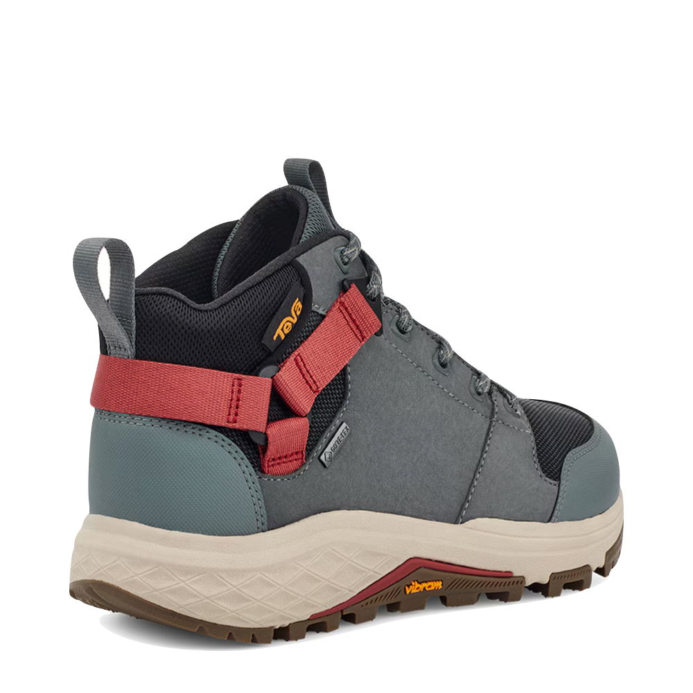 Heel view of Teva Grandview Mid GTX Waterproof Hiker for women.