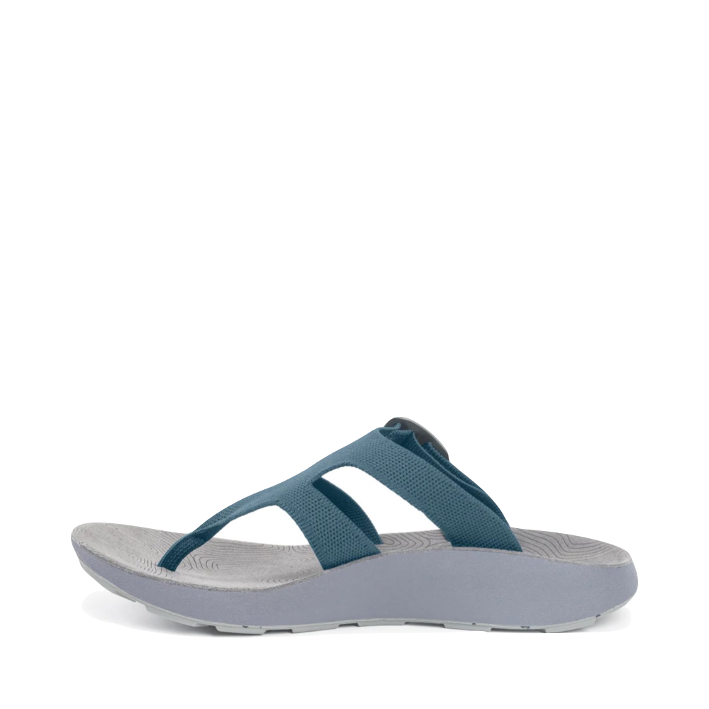Side (left) view of Tread Labs Covelo Slip On Recovery Sandal for men.