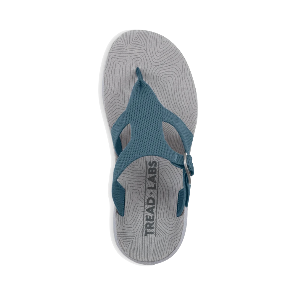 Tread Labs Men's Covelo Slip On Recovery Sandal in Deep Blue