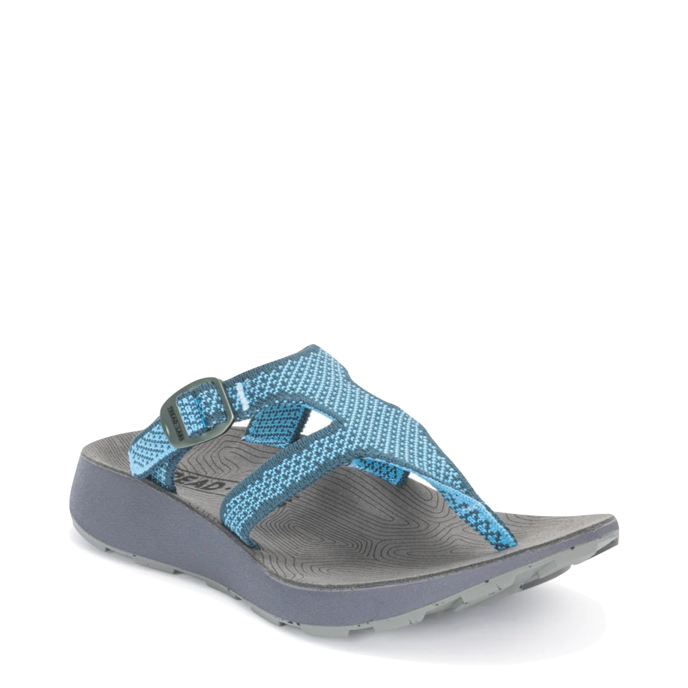 Toe view of Tread Labs Covelo Slip On Recovery Sandal for women.