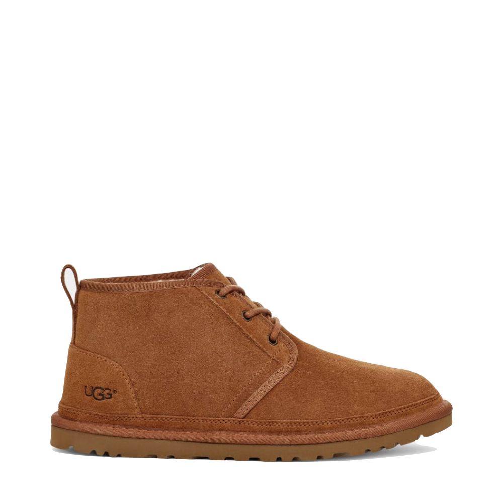 UGG Men's Neumel Chukka Sheepskin Lace Boot in Chestnut