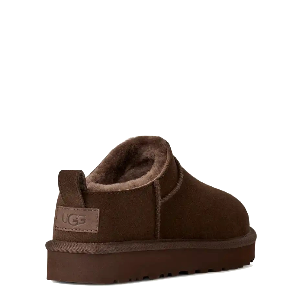 Heel view of Ugg Classic Micro Boot for women.