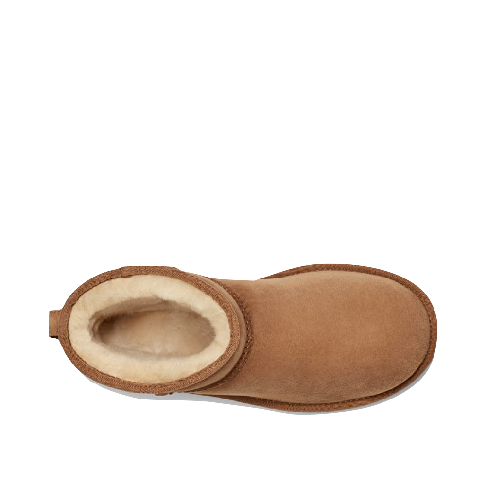 Top-down view of Ugg Classic Mini 2 Sheepskin Boot for women.