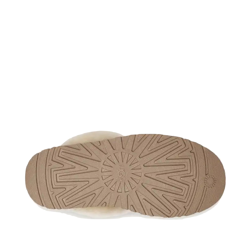 Bottom view of Ugg Disquette Sheepskin Slipper for women.