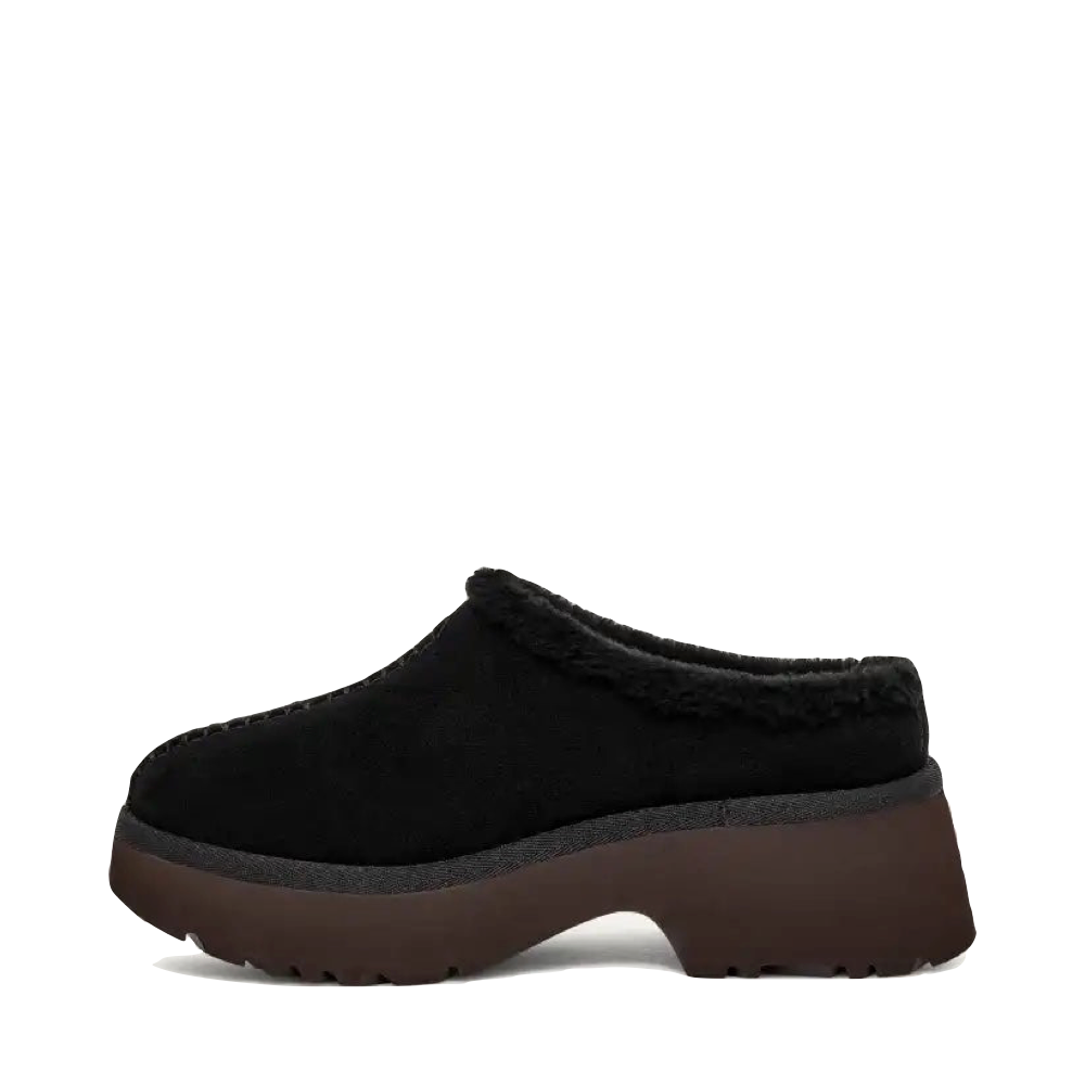 Side (left) view of Ugg New Heights Cozy Clog for women.