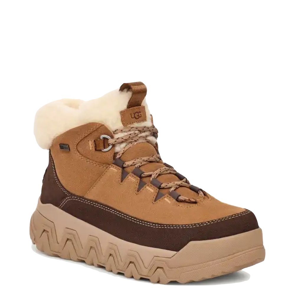 Toe view of Ugg Terre Trail Cozy Lace Waterproof Boot for women.