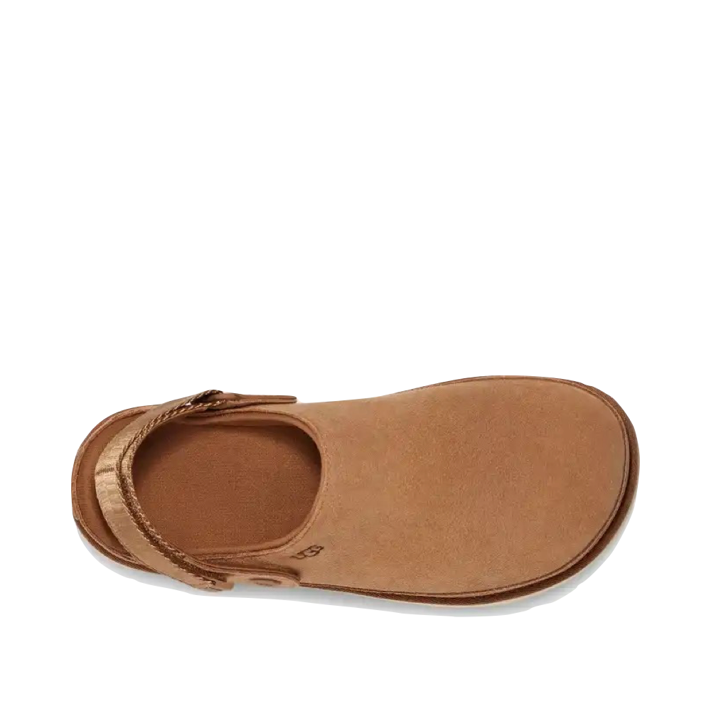 Top-down view of Ugg Goldenstar Platform Clog for women.