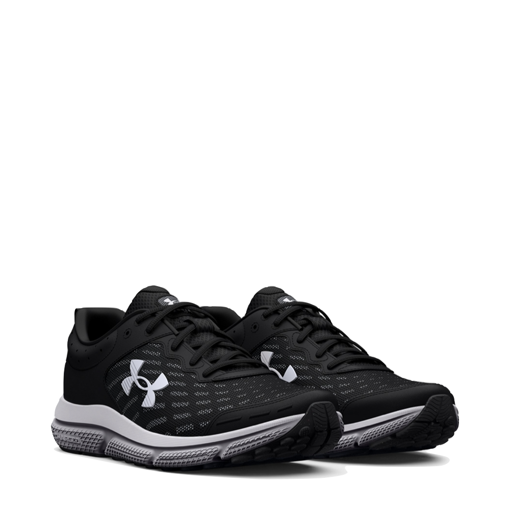 Mudguard and Toe view of Under Armour Charged Assert 10 Sneaker for men.