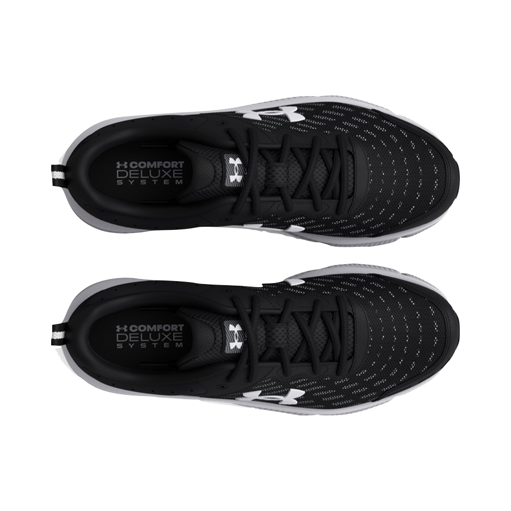 Top-down view of Under Armour Charged Assert 10 Sneaker for men.