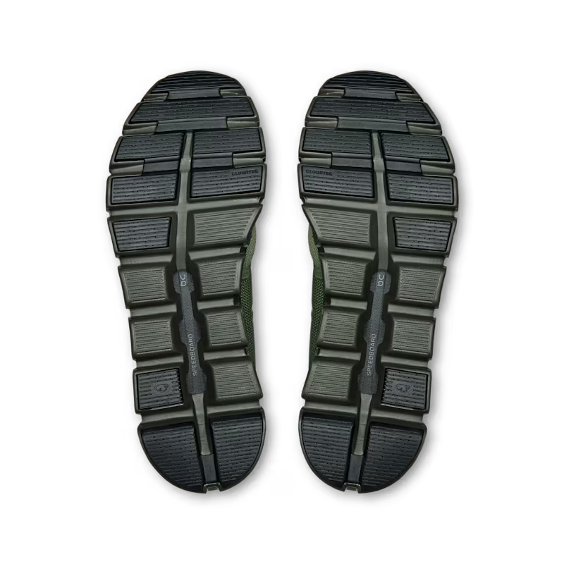 On Men's Cloud 6 Sneaker in Thyme/Espresso