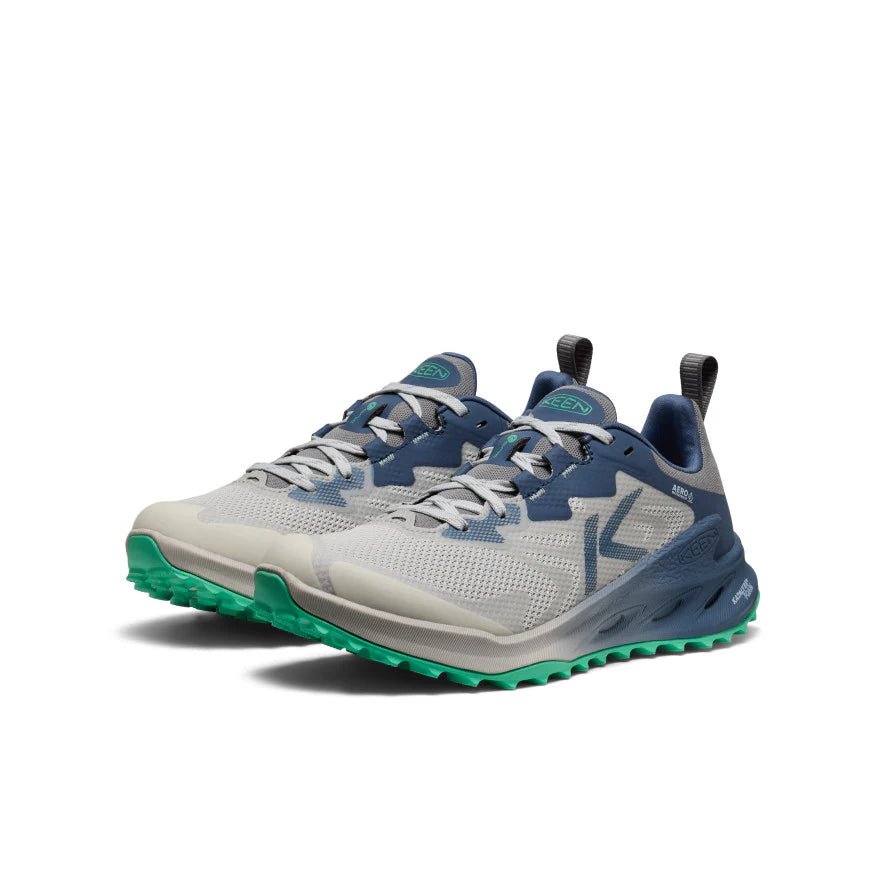 KEEN Women's Zionic NXT Waterproof Hiking Shoe in Vapor/Ballad Blue