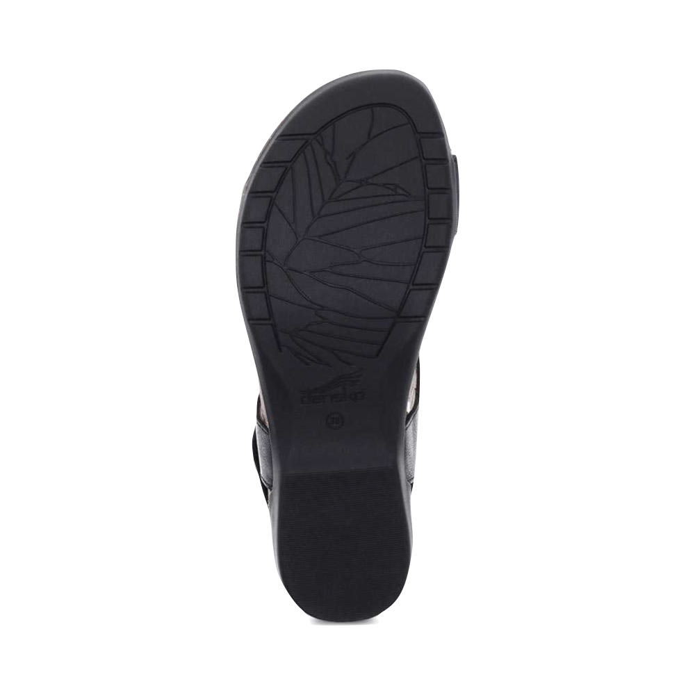 Dansko Women's Reece Thong Sandal (Black)