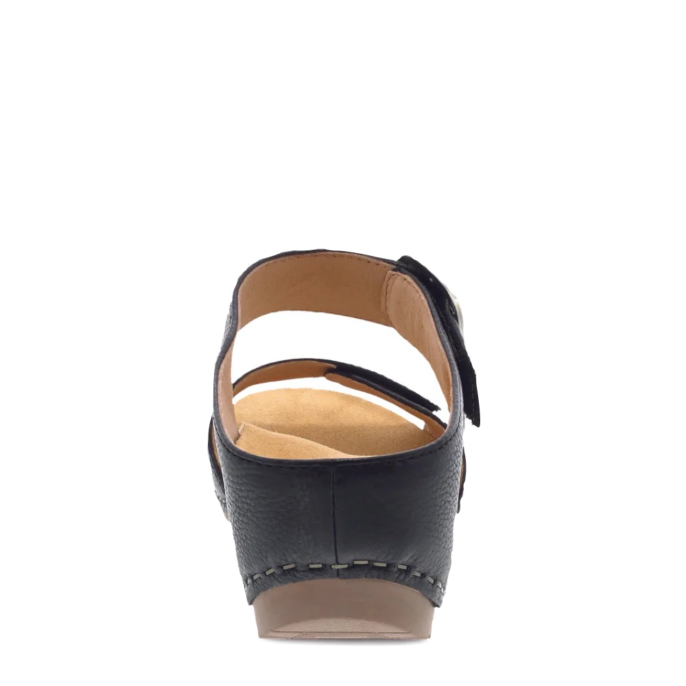Back view of Dansko Tanya Wedge Slide Sandal for women.