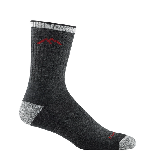 Side (right) view of Darn Tough Hiker Micro Crew Midweight Hiking sock for men.