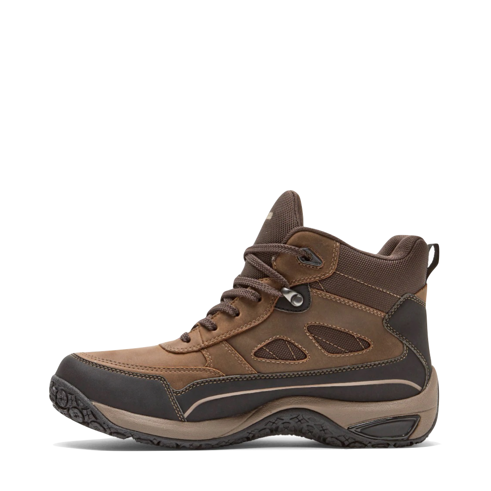 Side (left) view of Dunham Cloud Plus Mid 2 Waterproof Boot for men.